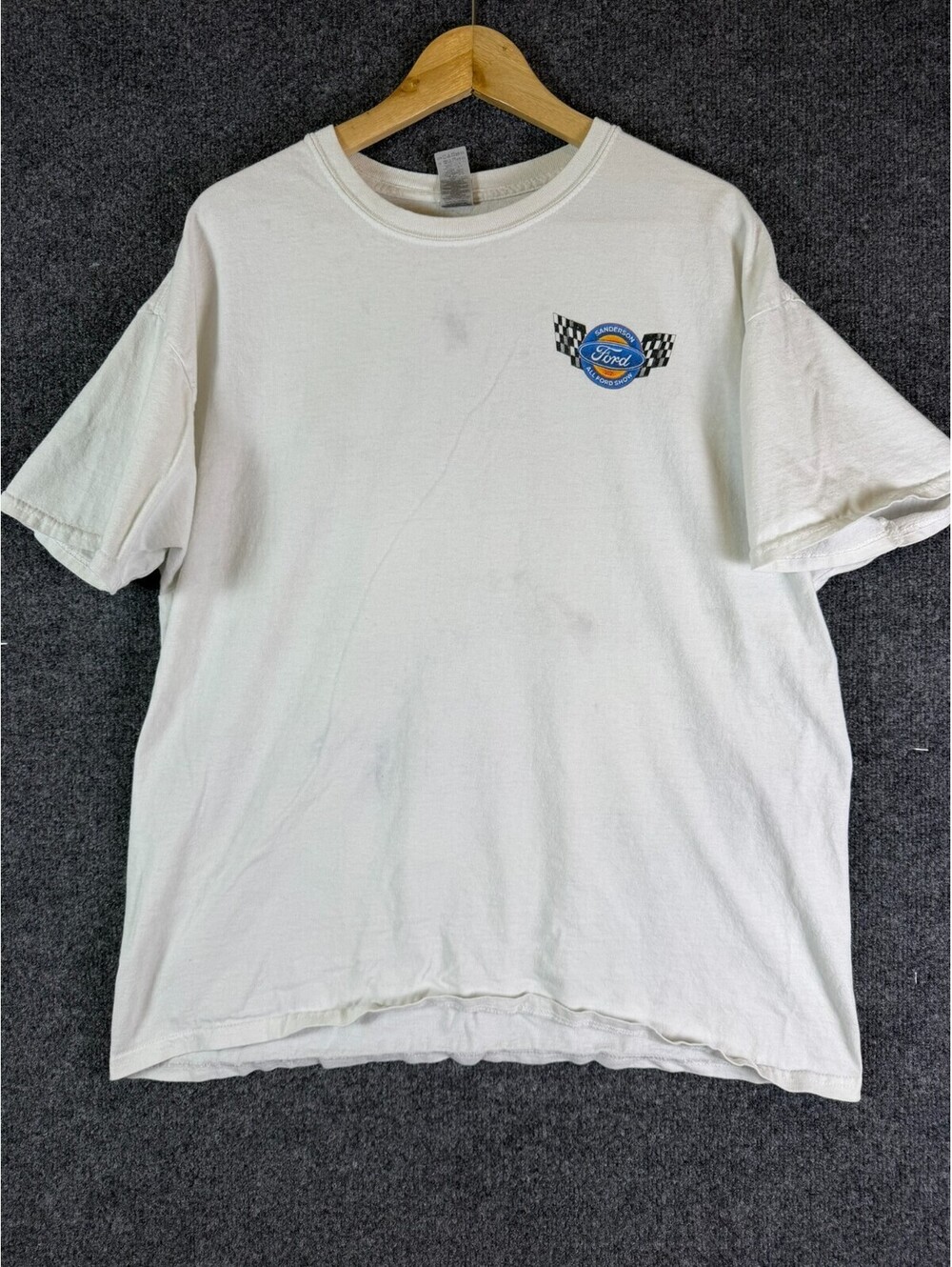 Sanderson Ford All Ford Show 2021 T Shirt White Graphic Classic Car Show Hod